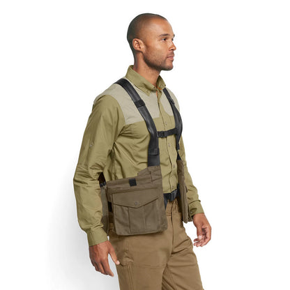 Waxed Cotton Strap Vest - Orvis Premium