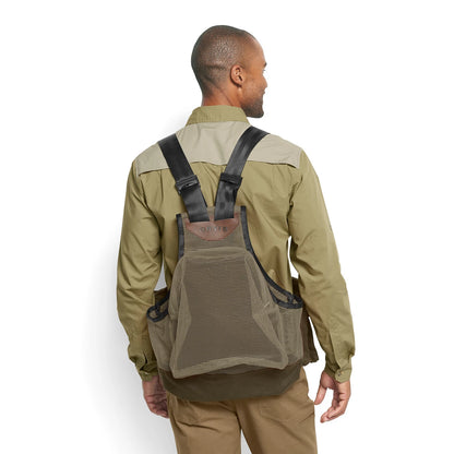 Waxed Cotton Strap Vest - Orvis Premium