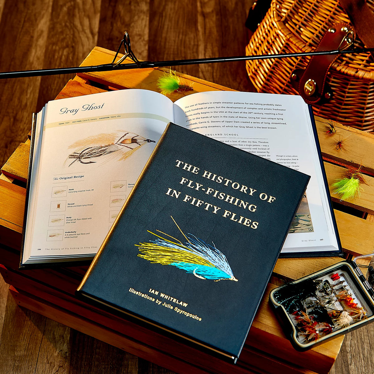 Leather-Bound History of Fly-Fishing Book - Orvis Discount