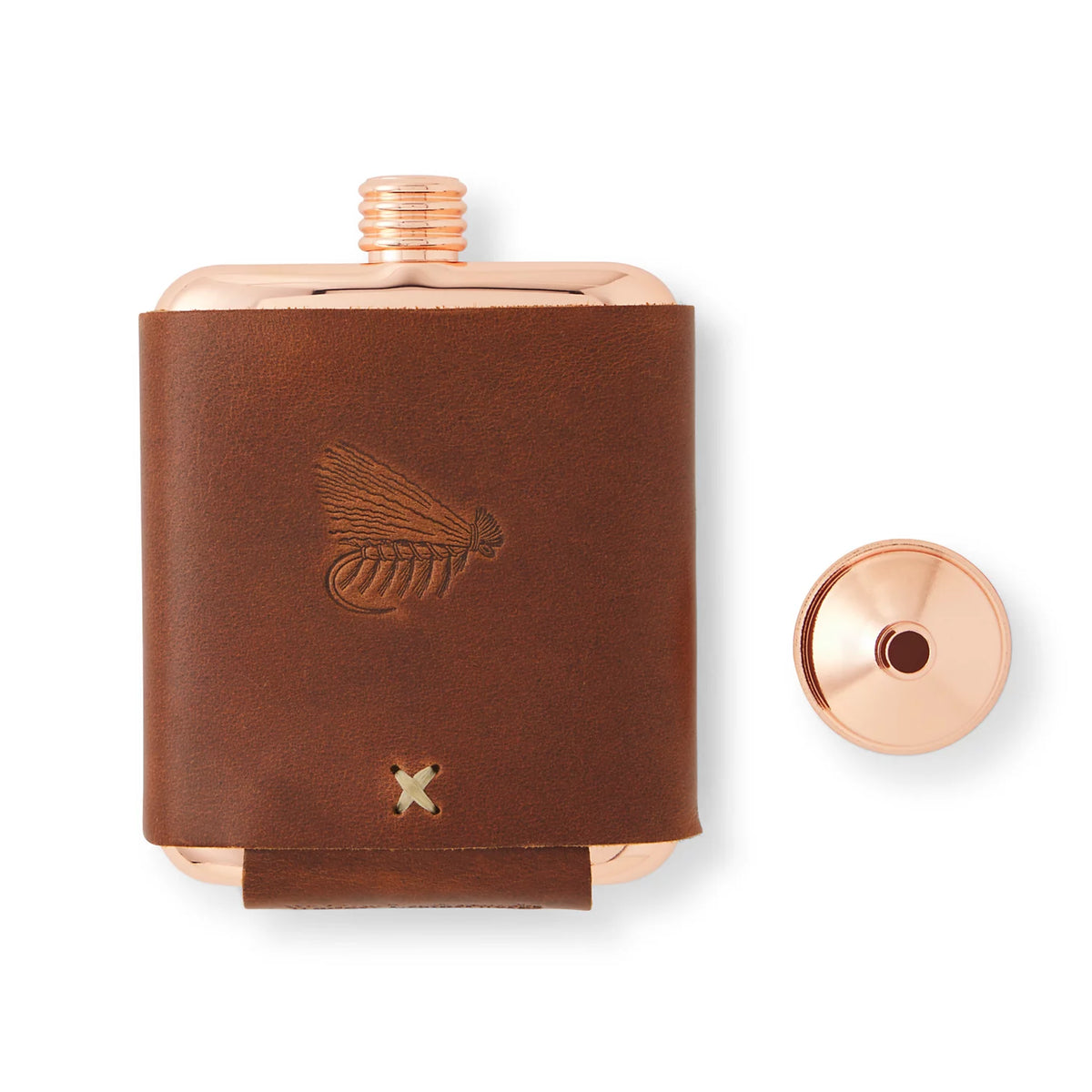 Whiskey Leatherworks Personalized Copper Flask - Orvis Value