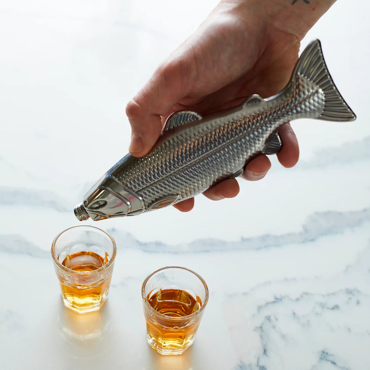 Gentlemen's Hardware Fish Flask - Orvis Essential