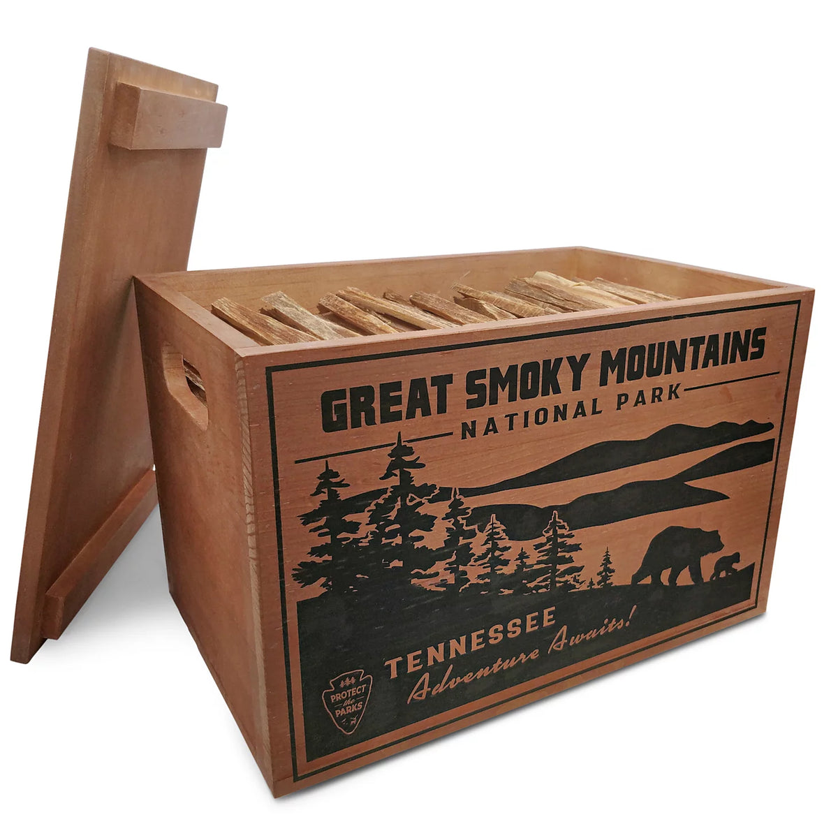 National Parks Fatwood Wooden Crate - Orvis Best Price