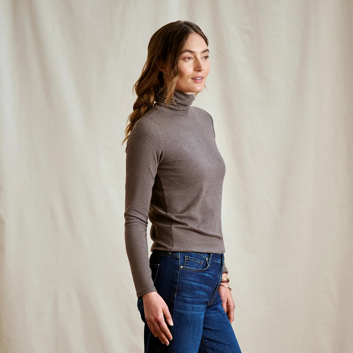 Ribbed Long-Sleeved Turtleneck - Orvis Quality