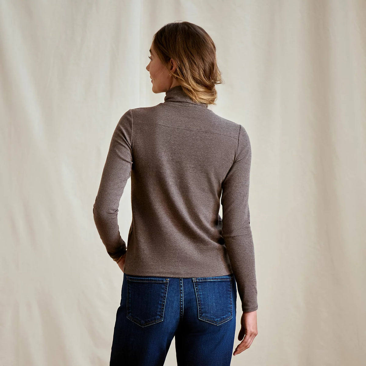 Ribbed Long-Sleeved Turtleneck - Orvis Quality
